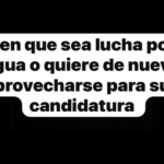 AUDIO DESTAPA USO DE LA GENTE CON MANIFESTACIONES PARA CONSEGUIR UNA CANDIDATURA
